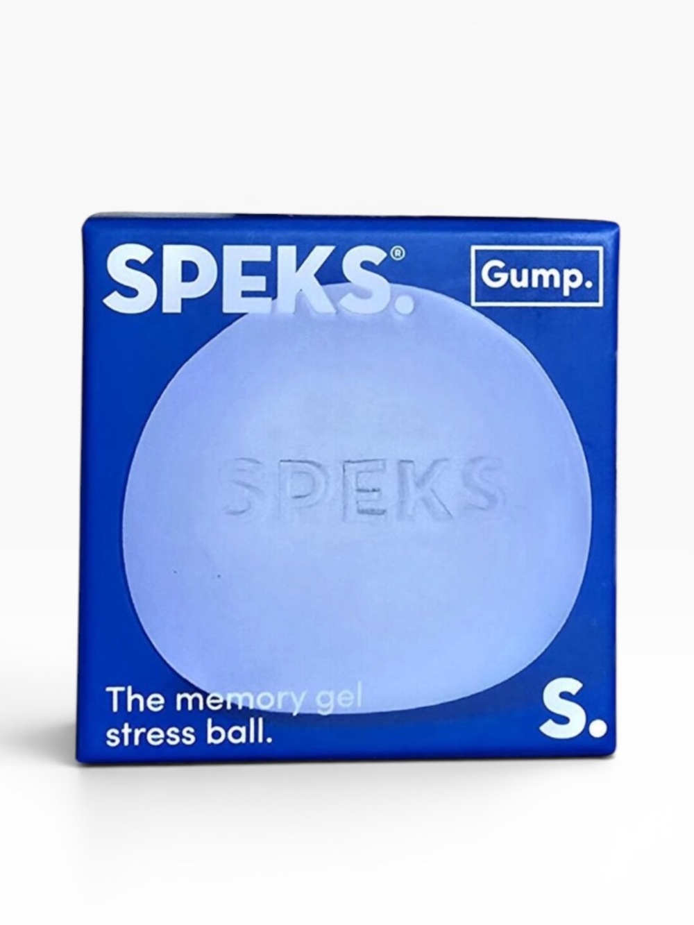 Speks Gump Viral Memory Gel Stress Blue Squeezable Fidget Toy - NIB